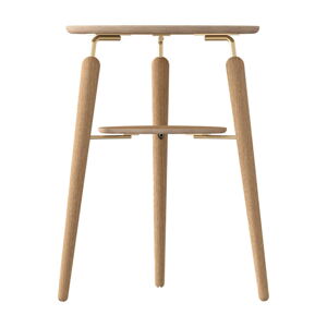Okrągły stolik z litego drewna dębowego ø 46 cm My Spot – UMAGE