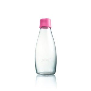 Jasnoróżowa butelka ze szkła ReTap z dożywotnią gwarancją, 500 ml