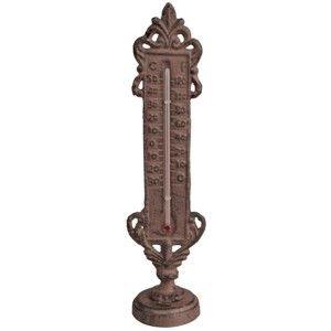 Żeliwny termometr stojący Esschert Design, wys. 22,4 cm