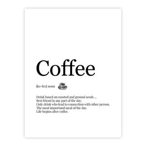 Plakat 30x40 cm Coffee – knor