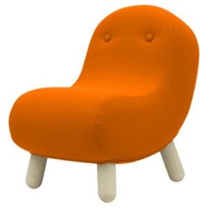 Pomarańczowy fotel Softline Bob Valencia Orange