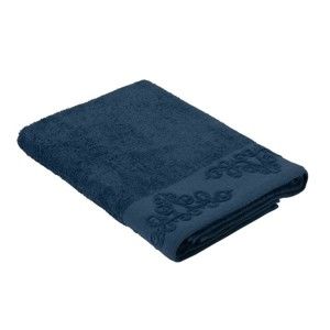 Niebieski ręcznik z bawełny Bella Maison Damask, 30x50 cm