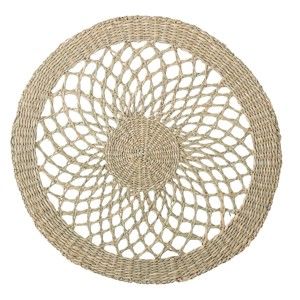 Mata stołowa z trawy morskiej Bloomingville Esteri, ⌀ 38 cm