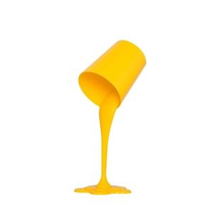 Żółta lampa stołowa Homemania Ximena