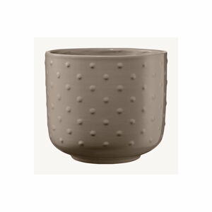 Brązowa ceramiczna doniczka Big pots Baku, ø 13 cm