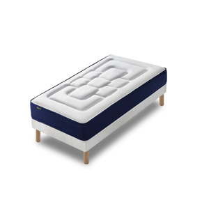 Łóżko 1-osobowe z materacem Bobochic Paris Velours, 80x190 cm