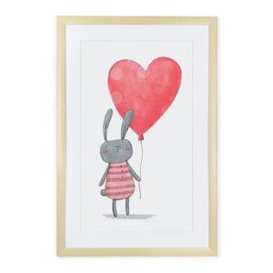 Obraz Tanuki Rabbit Heart, 60x40 cm