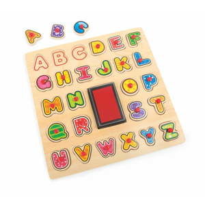 Układanka z pieczątkami/literami alfabetu Legler ABC Stamp & Puzzle