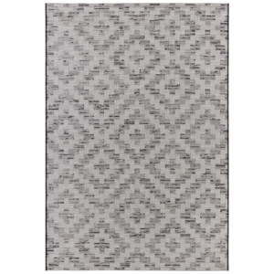Kremowo-szary dywan odpowiedni na zewnątrz Elle Decor Curious Creil, 77x150 cm