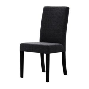 Czarne krzesło z czarnymi nogami Ted Lapidus Maison Tonka