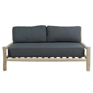 Szara 2-osobowa sofa ogrodowa Santiago Pons Capri