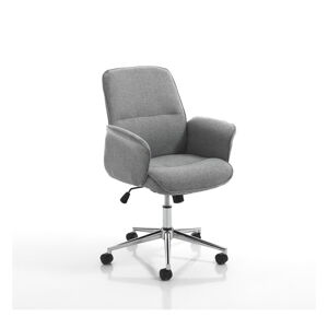 Szare krzesło biurowe Tomasucci Dony, wys. 100 cm
