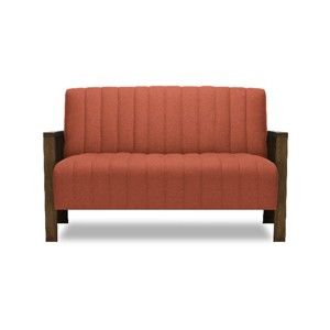 Ciemnoczerwona 2-osobowa sofa Miljä Alti