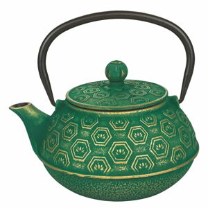 Zielony żeliwny dzbanek do herbaty Villa d'Este Hosaka, 800 ml