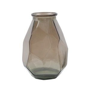 Brązowy wazon ze szkła z recyklingu Mauro Ferretti Stone, ⌀ 25 cm
