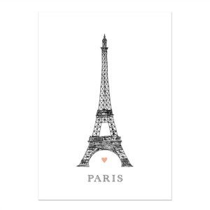 Plakat Leo La Douce Tour Eiffel, 21x29,7 cm