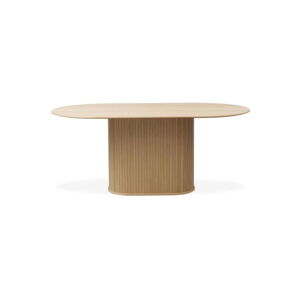Stół z blatem w dekorze dębu 95x180 cm Nola – Unique Furniture