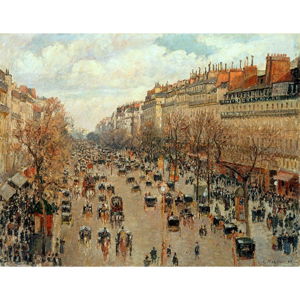 Reprodukcja obrazu Camille Pissarro - Boulevard Montmartre Eremitage, 90x70 cm