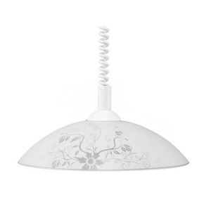 Biała lampa wisząca Blossom Lenga, ⌀ 36,3 cm