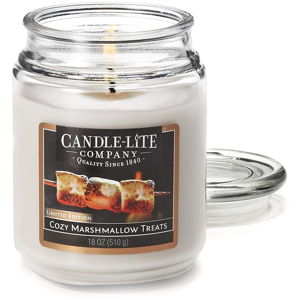 Świeczka w szkle o zapachu marshmallow Candle-Lite, 110 h