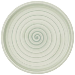 Zielono-biały porcelanowy talerz Villeroy & Boch Artesano Nature, 22 cm