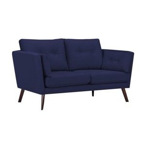 Ciemnoniebieska sofa 2-osobowa Mazzini Sofas Cotton