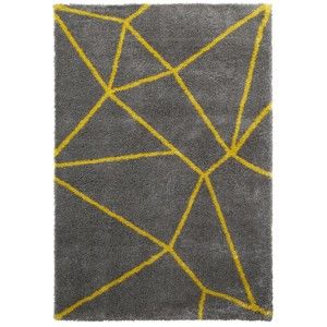 Szaro-żółty dywan Think Rugs Royal Nomadic Grey & Yellow, 160x230 cm