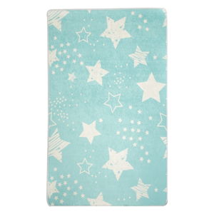 Niebieski antypoślizgowy dywan dziecięcy Chilai Star, 140x190