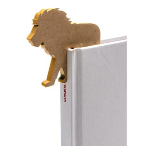 Zakładka do książki w kształcie lwa Thinking gifts Woodland