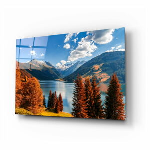 Szklany obraz Insigne Lake View, 110x70 cm