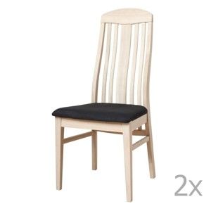 Zestaw 2 krzeseł z drewna dębowego Furnhouse Heidi