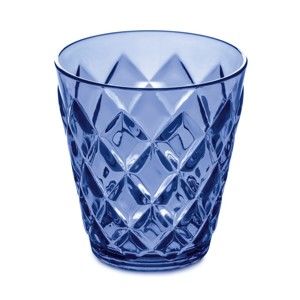 Niebieska plastikowa szklanka Tantitoni Crystal, 200 ml