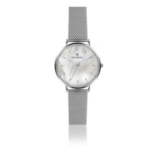 Zegarek damski z paskiem ze stali nierdzewnej w srebrnym kolorze Paul McNeal Butio