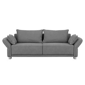 Jasnoszara 3-osobowa sofa rozkładana Windsor & Co Sofas Casiopeia