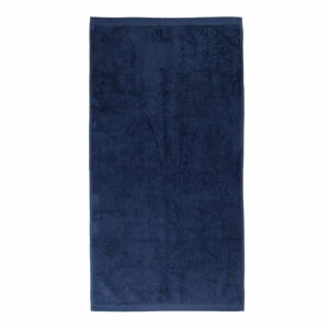 Ciemnoniebieski ręcznik Artex Alpha, 50x100 cm