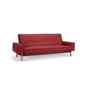 Czerwona sofa rozkładana Innovation Mimer Elegance