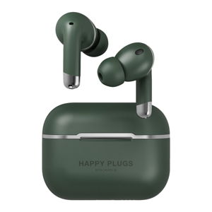 Bezprzewodowe zielone słuchawki Happy Plugs Air 1 ANC