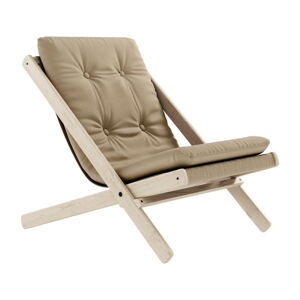 Beżowe/jasnobrązowe krzesło ogrodowe Boogie – Karup Design