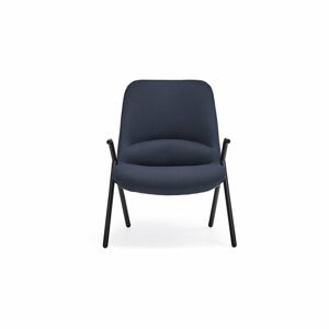 Ciemnoniebieski fotel Teulat Dins, wys. 90 cm