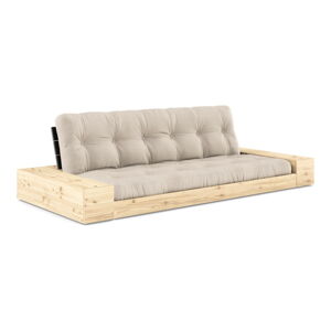 Beżowa rozkładana sofa 244 cm Base – Karup Design