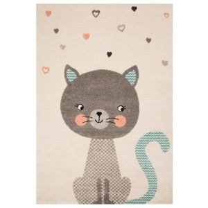 Brązowy dywan dziecięcy Zala Living Cat, 120x170 cm