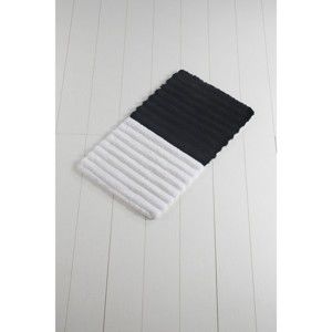Czarno-biały dywanik łazienkowy Confetti Bathmats Soft Black, 60x100 cm
