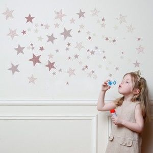 Różowa naklejka na ścianę Art For Kids Constellation