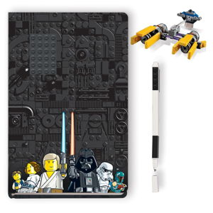 Zestaw notatnika, długopisu i zabawki LEGO® Star Wars Podracer