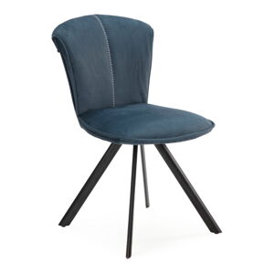 Ciemnoniebieske krzesła zestaw 2 szt. Simbra – Marckeric