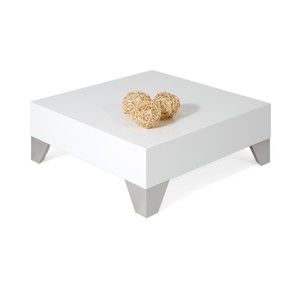 Biały stolik MobiliFiver Evolution, 60x60 cm