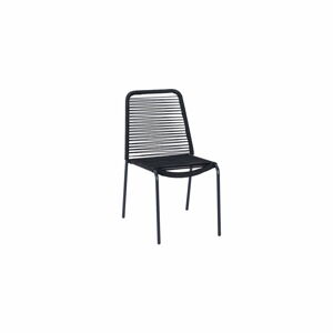 Czarne krzesło ogrodowe Le Bonom Kai
