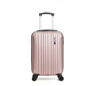 Różowa walizka na kółkach Bluestar Margo, 37 l
