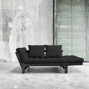 Sofa rozkładana Karup Design Beat Black/Dark Grey