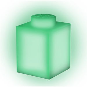 Zielona silikonowa lampka nocna LEGO® Classic Brick